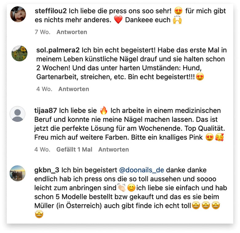 Über 1.000.000 begeisterte Kundinnen
