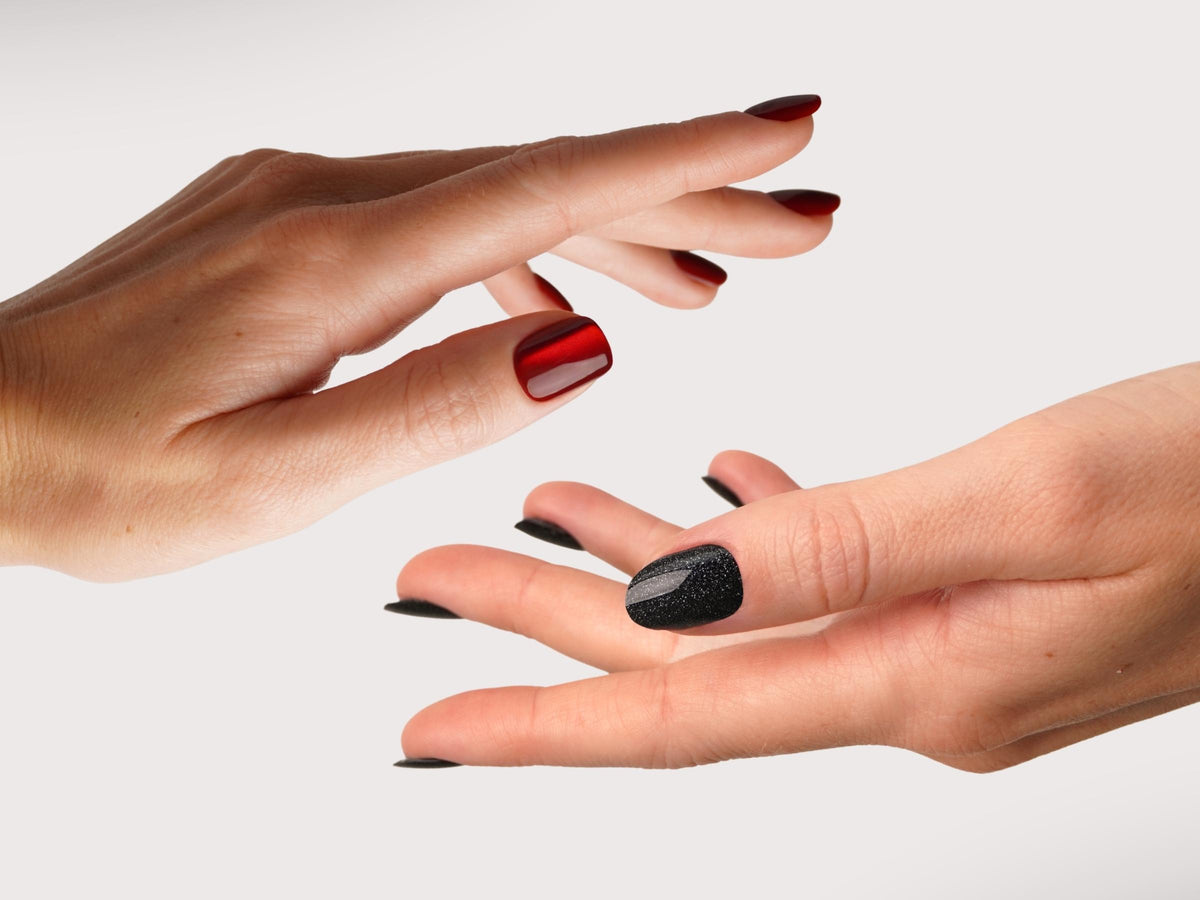 Press Ons mit Cat Eye Effekten