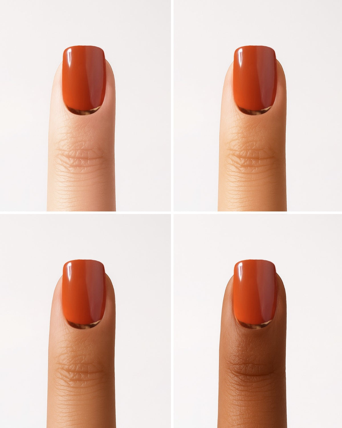 Cinnamon Extra Short Square Soft Gel Press Ons