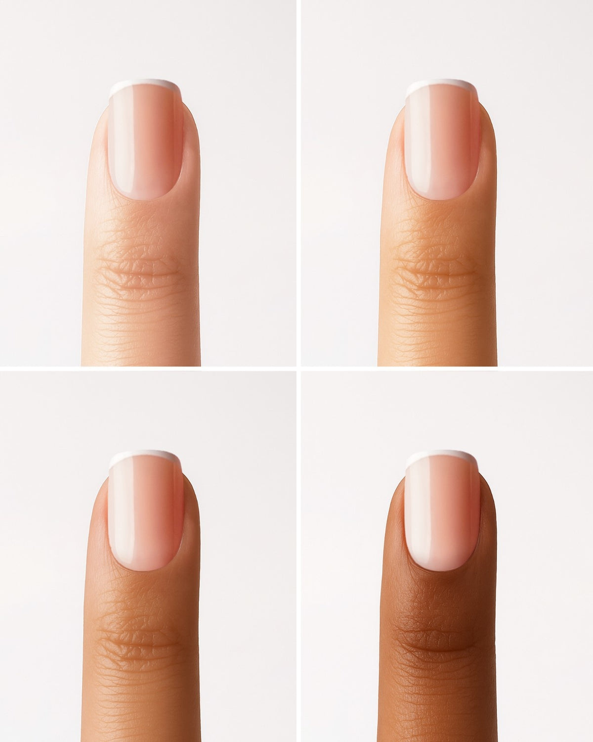 Classic French Extra Short Square Soft Gel Press Ons