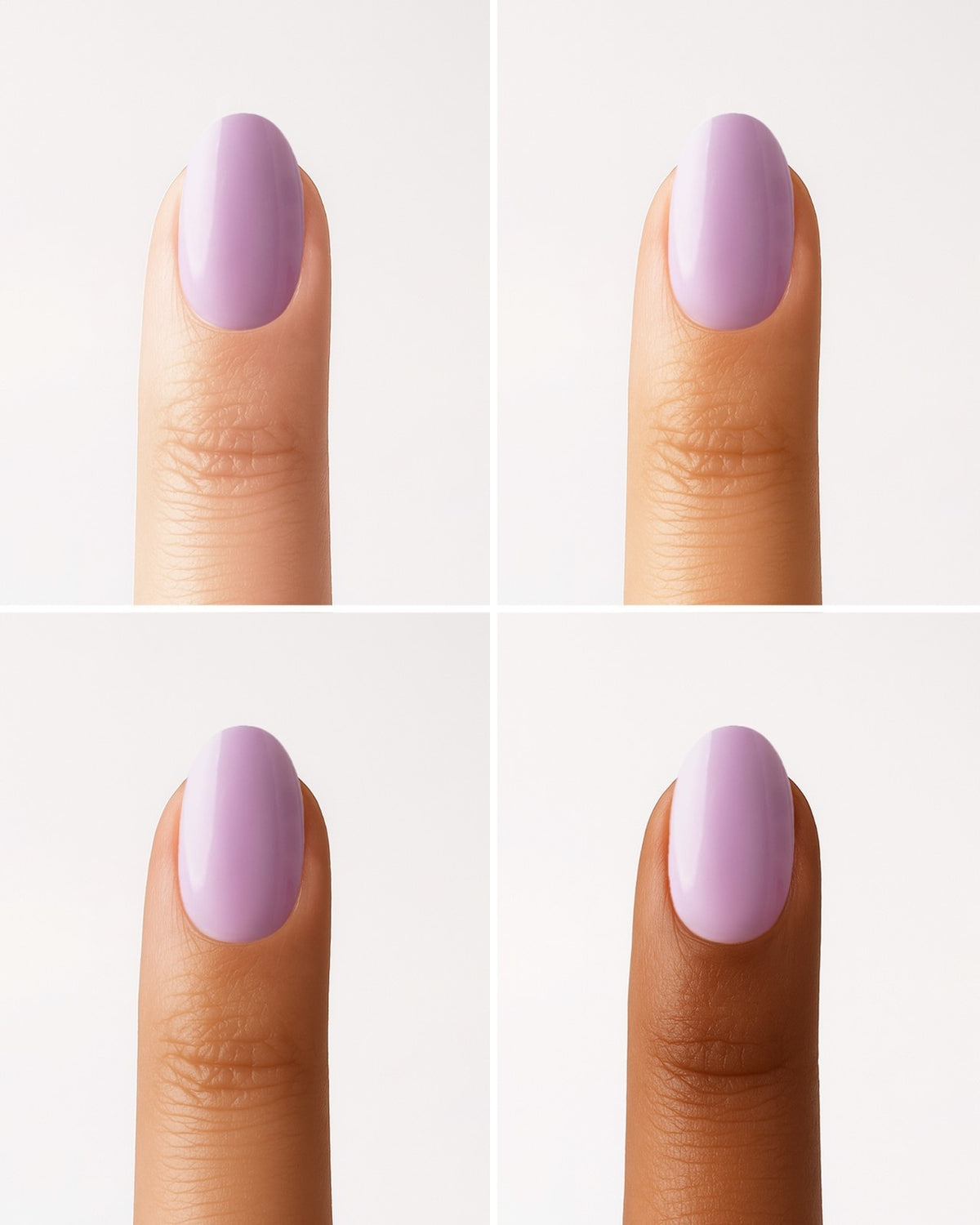 Lavender Mist Short Round Soft Gel Press Ons