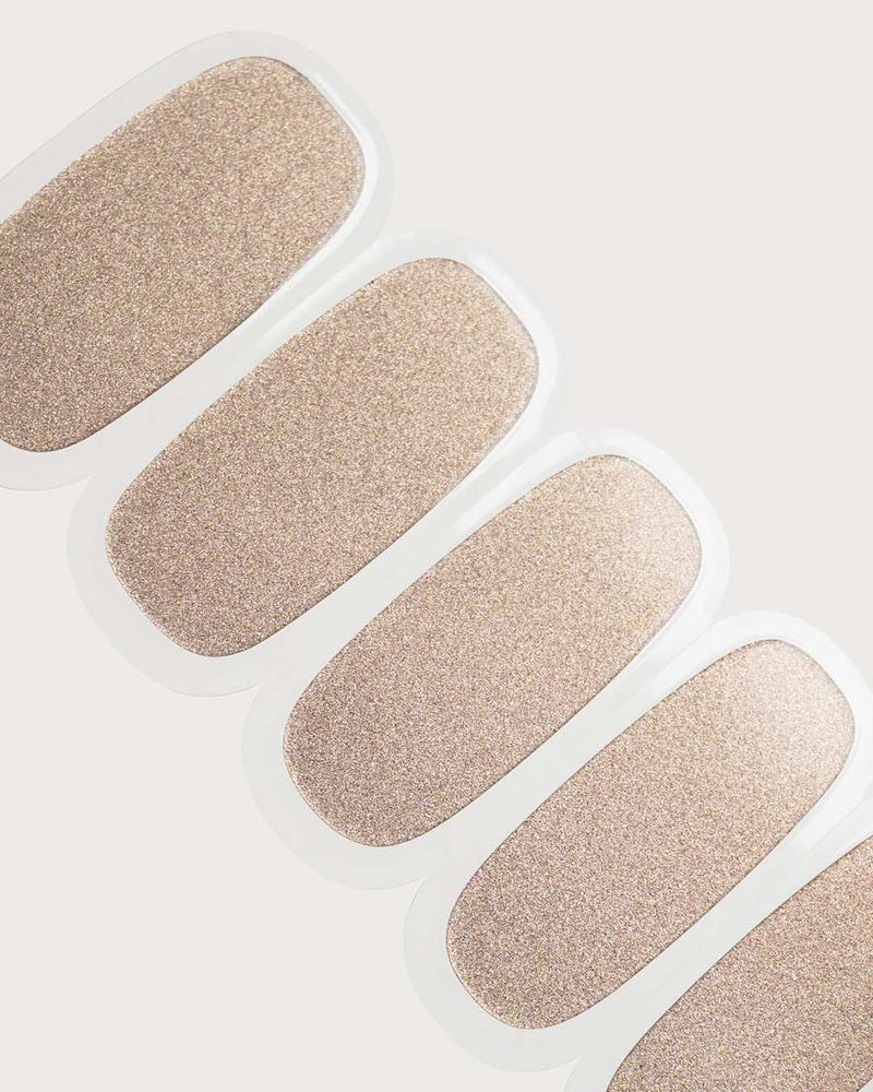 Gold Shimmer Gel Strips