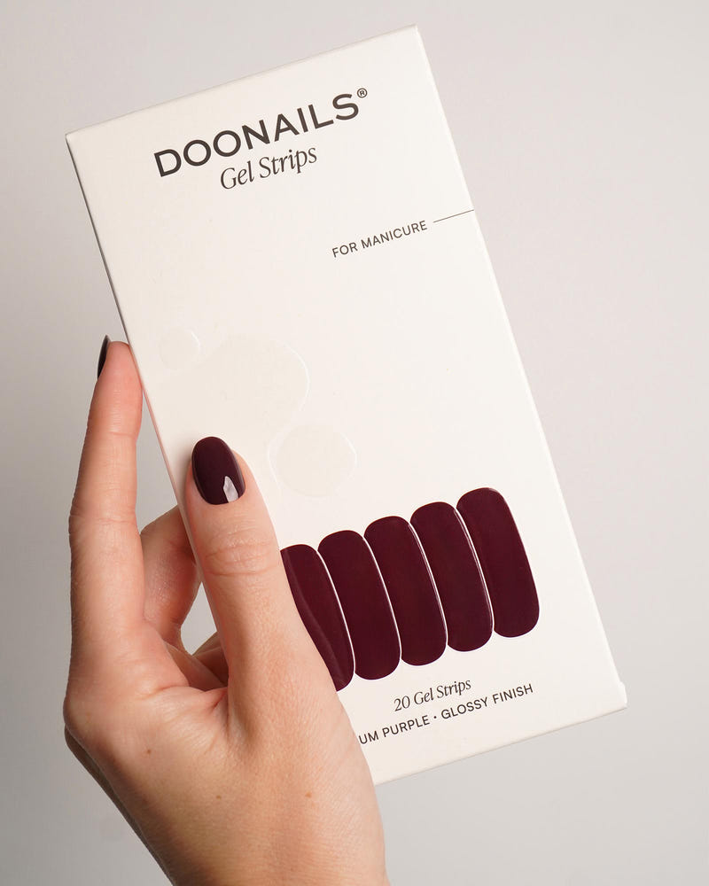Plum Purple Gel Strips - Doonails