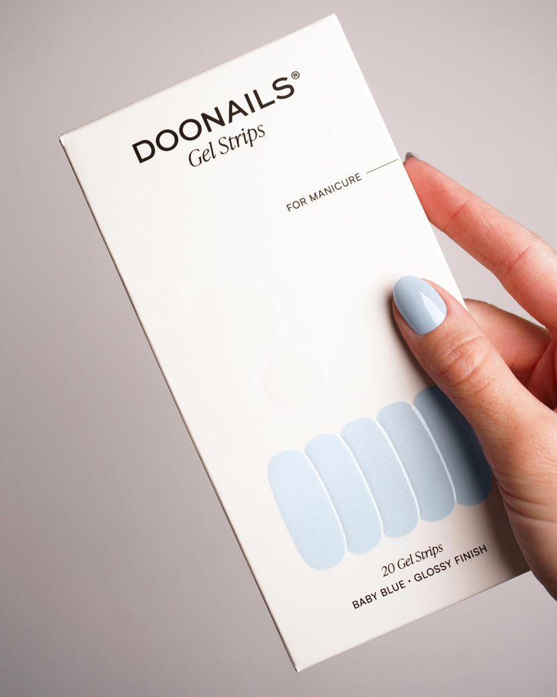Baby Blue Gel Strips - Doonails