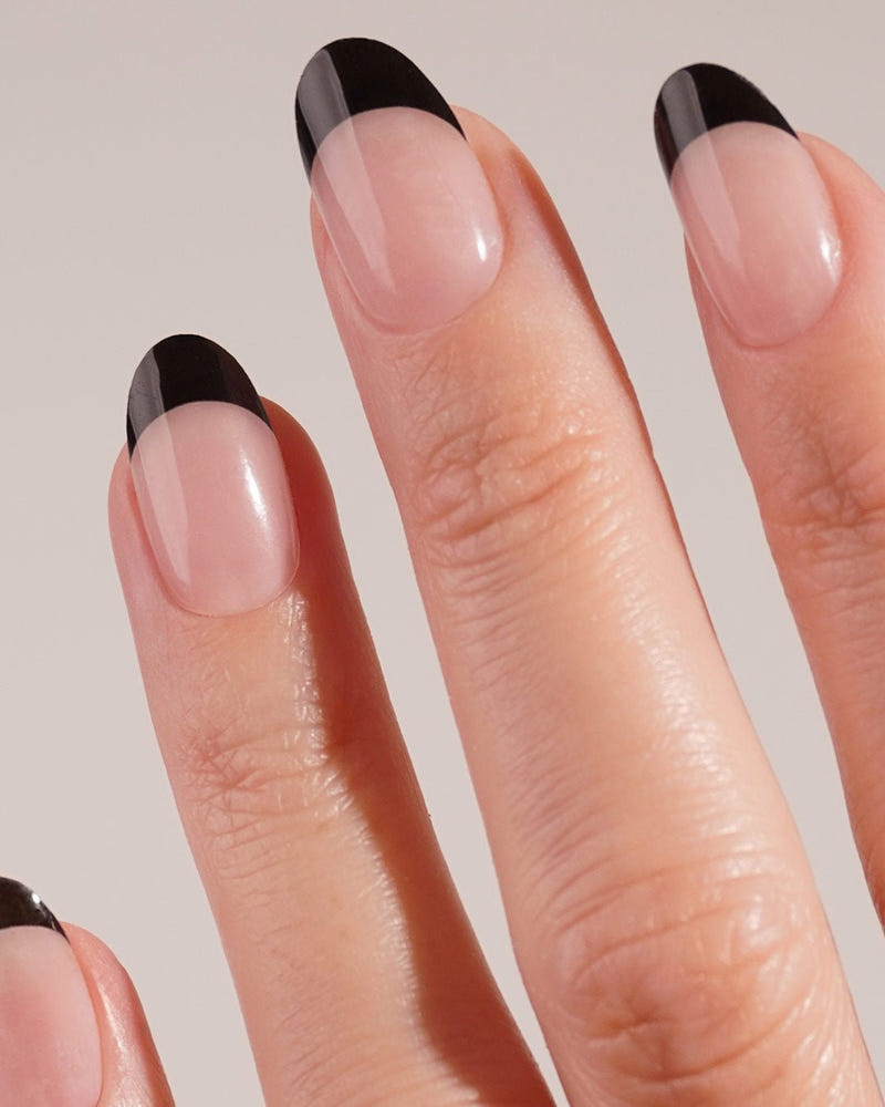 Black French Gel Strips - Doonails