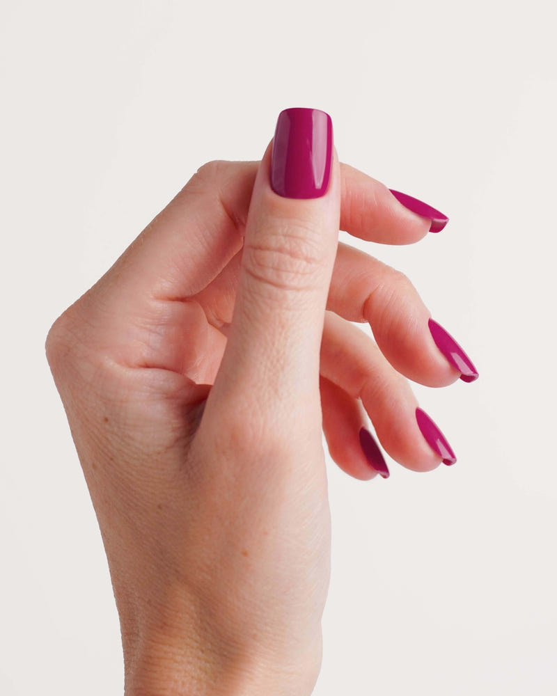 Acai Berry Short Square Soft Gel Press Ons - Doonails