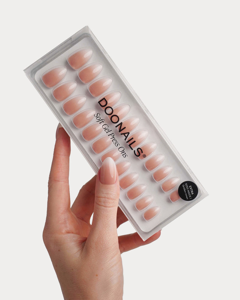 Babyboomer Short Almond Soft Gel Press Ons