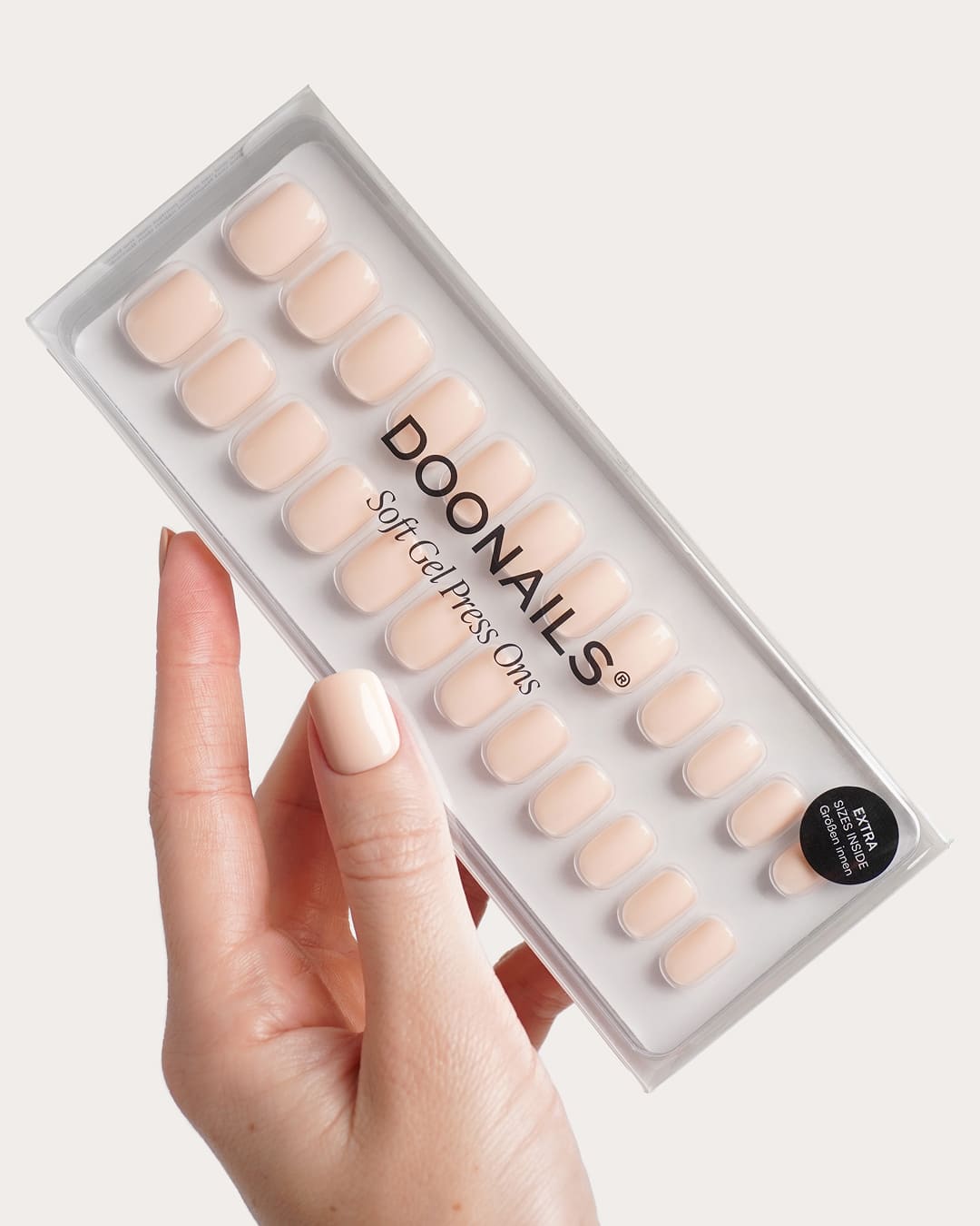 Cheesecake Extra Short Square Soft Gel Press Ons