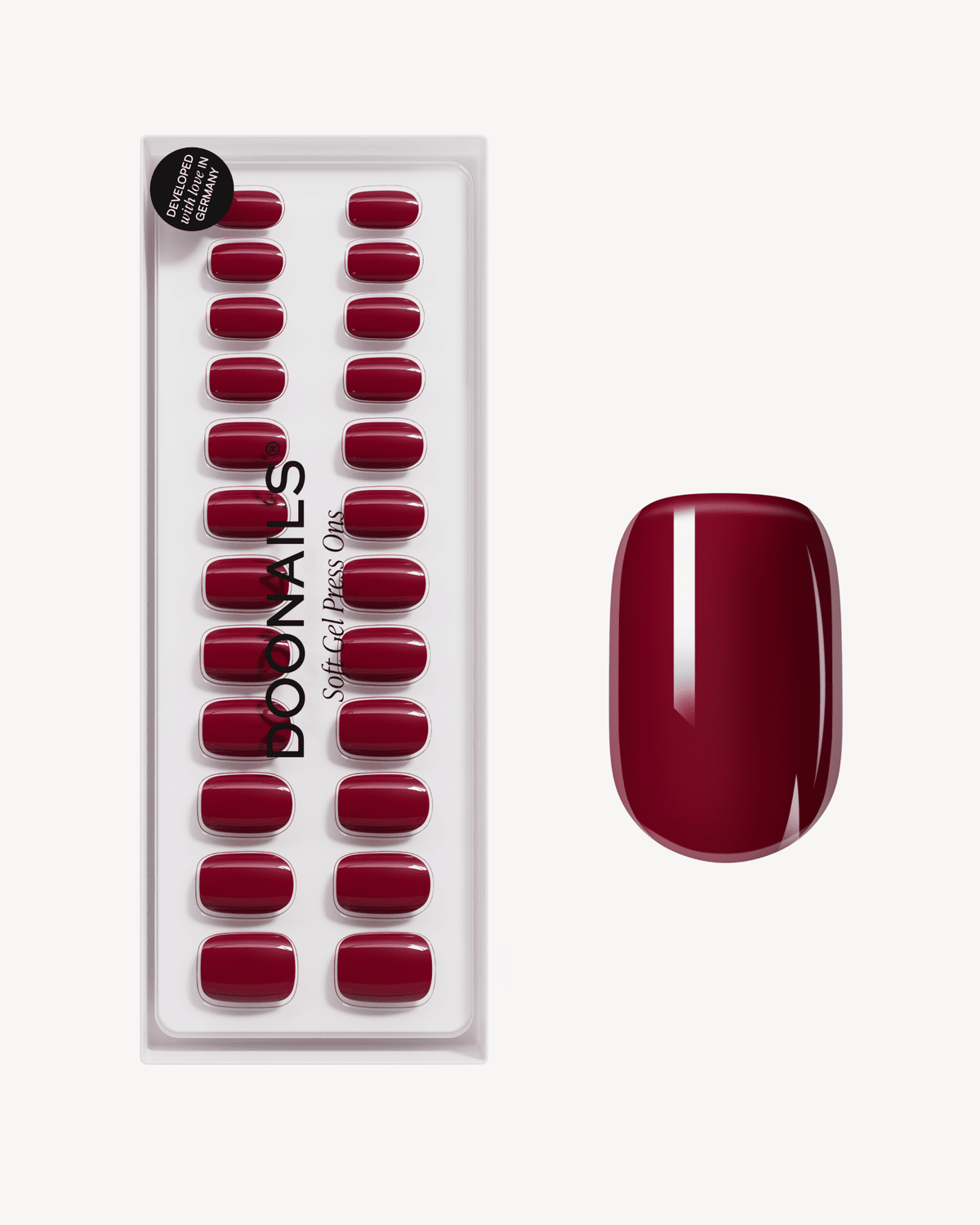 Love Paris Short Square Soft Gel Press Ons - Doonails