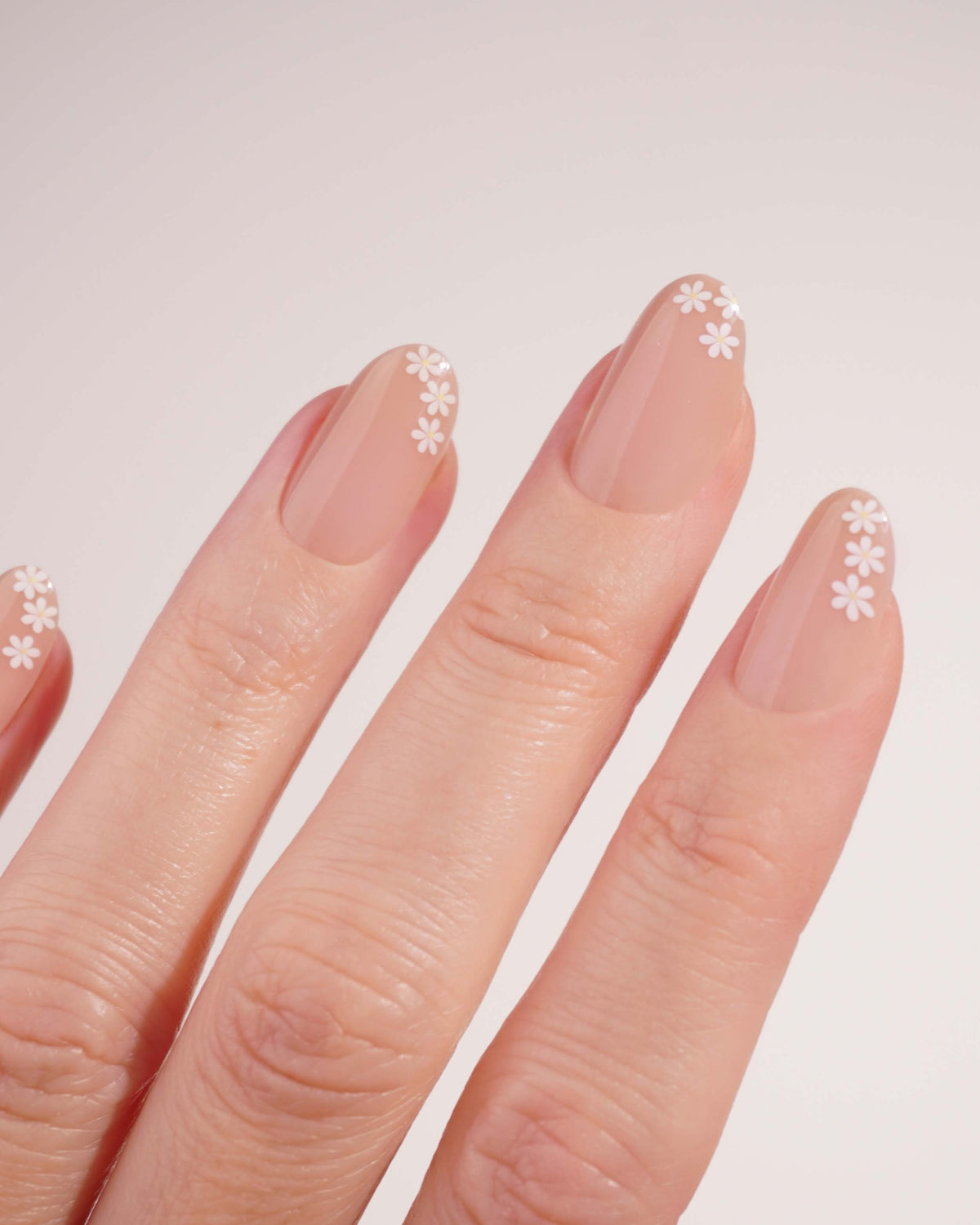 Flower Power Medium Round Soft Gel Press Ons - Doonails