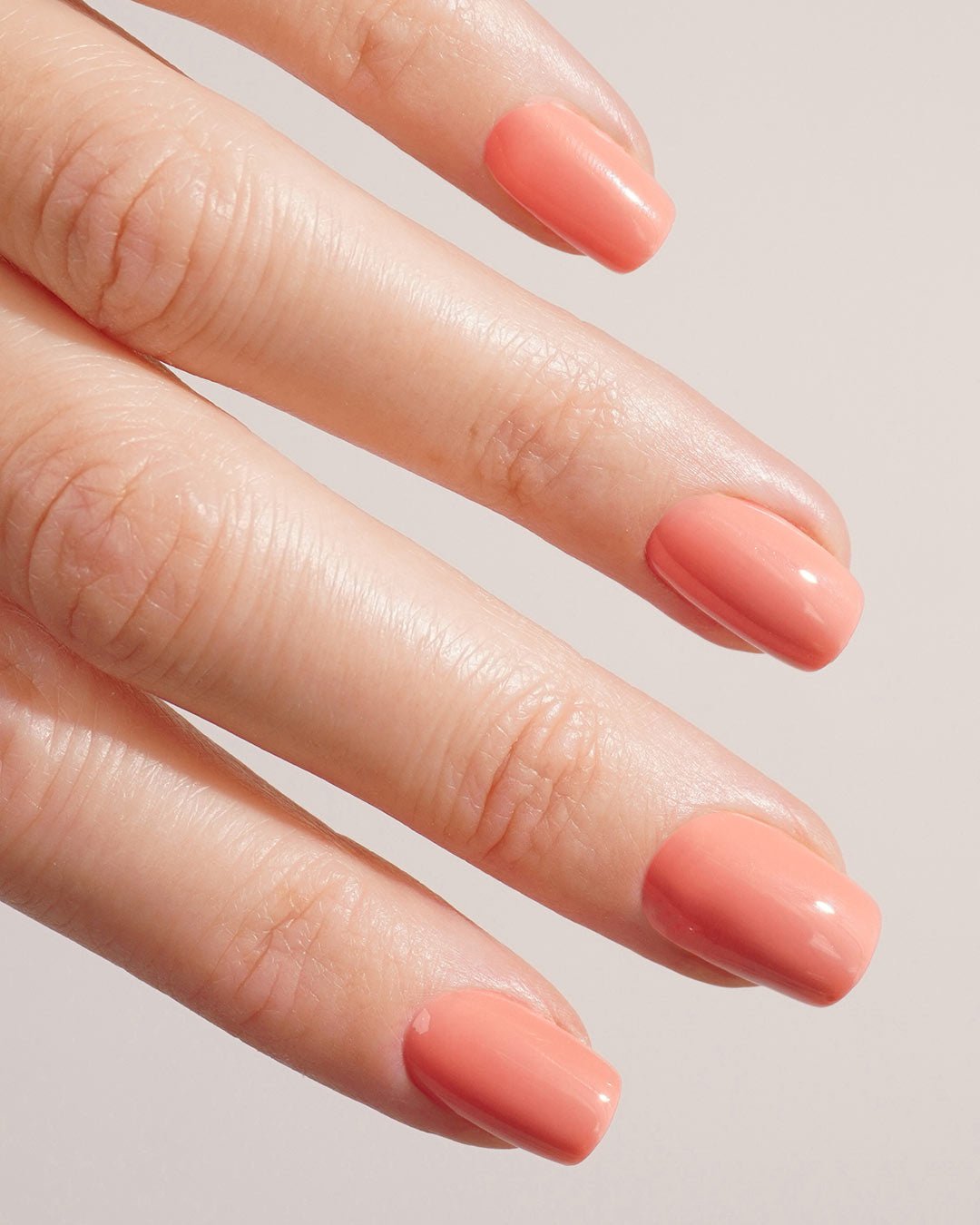 Peach Please Short Square Soft Gel Press Ons - Doonails