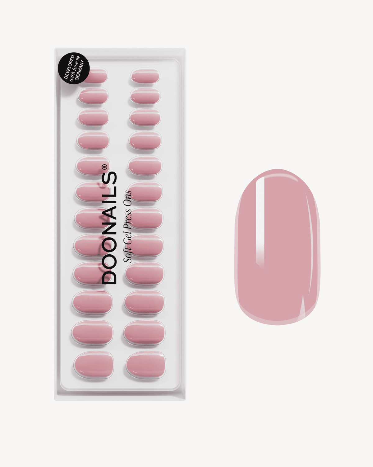 Valentine Crush Medium Round Soft Gel Press Ons