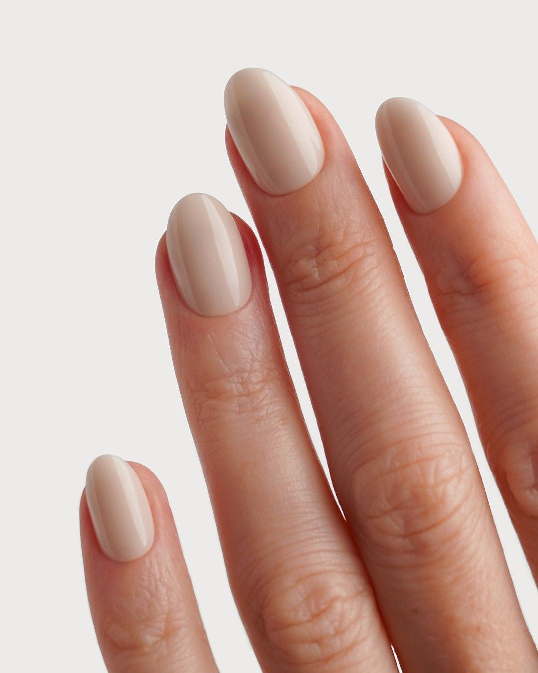 Vanilla Short Round Soft Gel Press Ons
