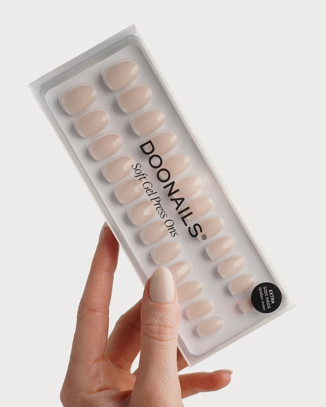 Vanilla Short Round Soft Gel Press Ons