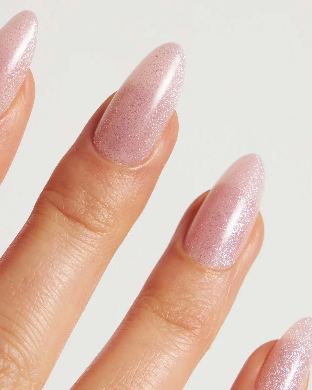 Rose Cat Eye Medium Almond Soft Gel Press Ons