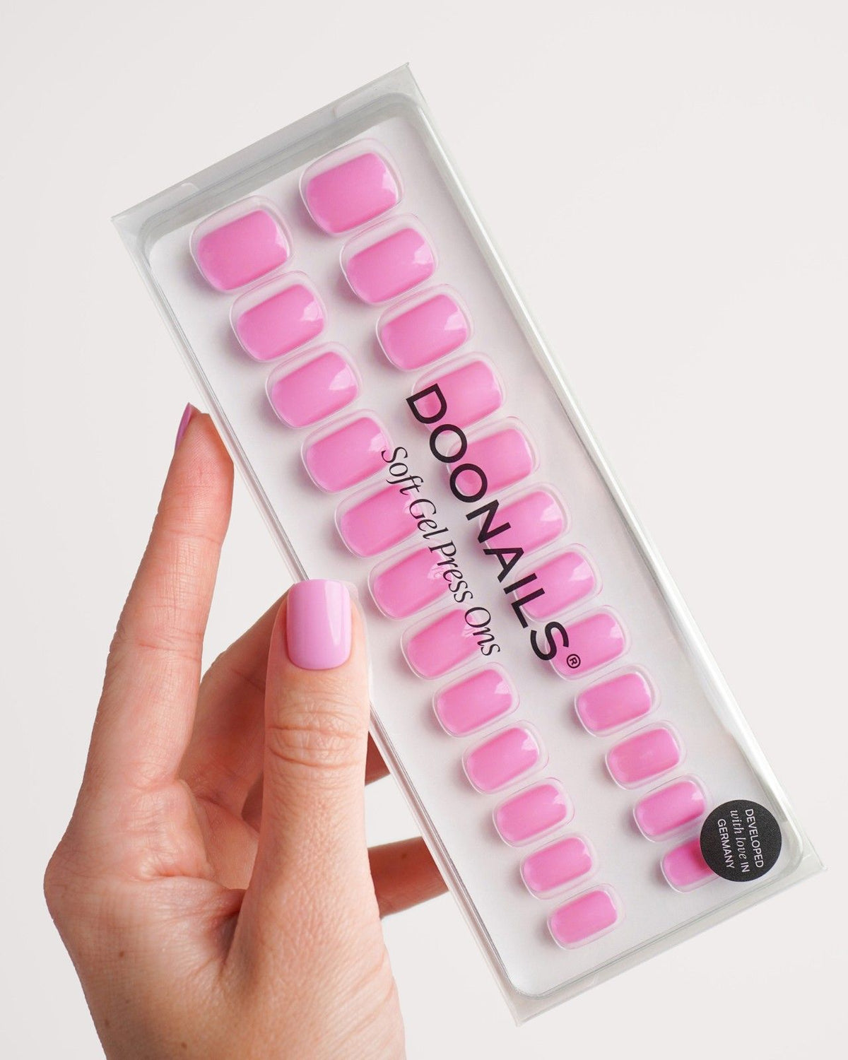Barbie Girl Extra Short Square Soft Gel Press Ons