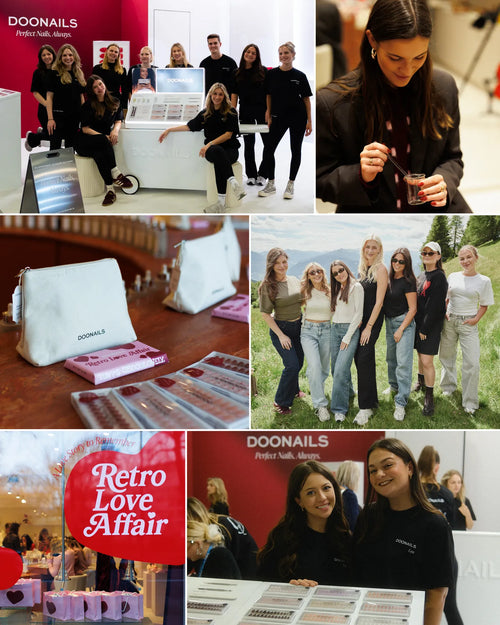 Das Doonails-Team am Messestand, Produkte und die Retro Love Affair Kollektion
