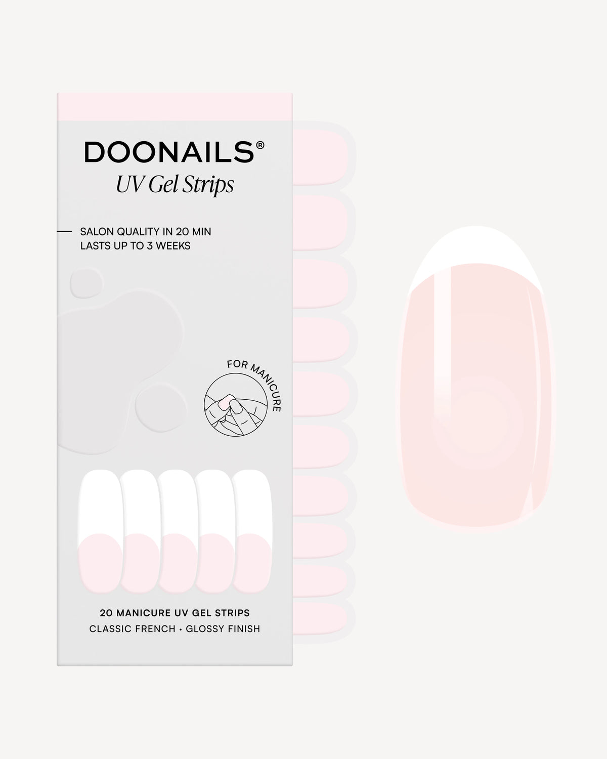 Classic French UV Gel Strips