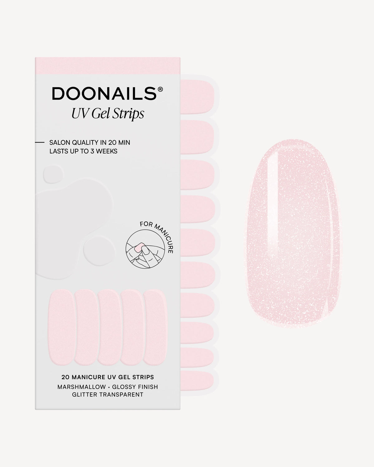 Marshmallow UV Gel Strips