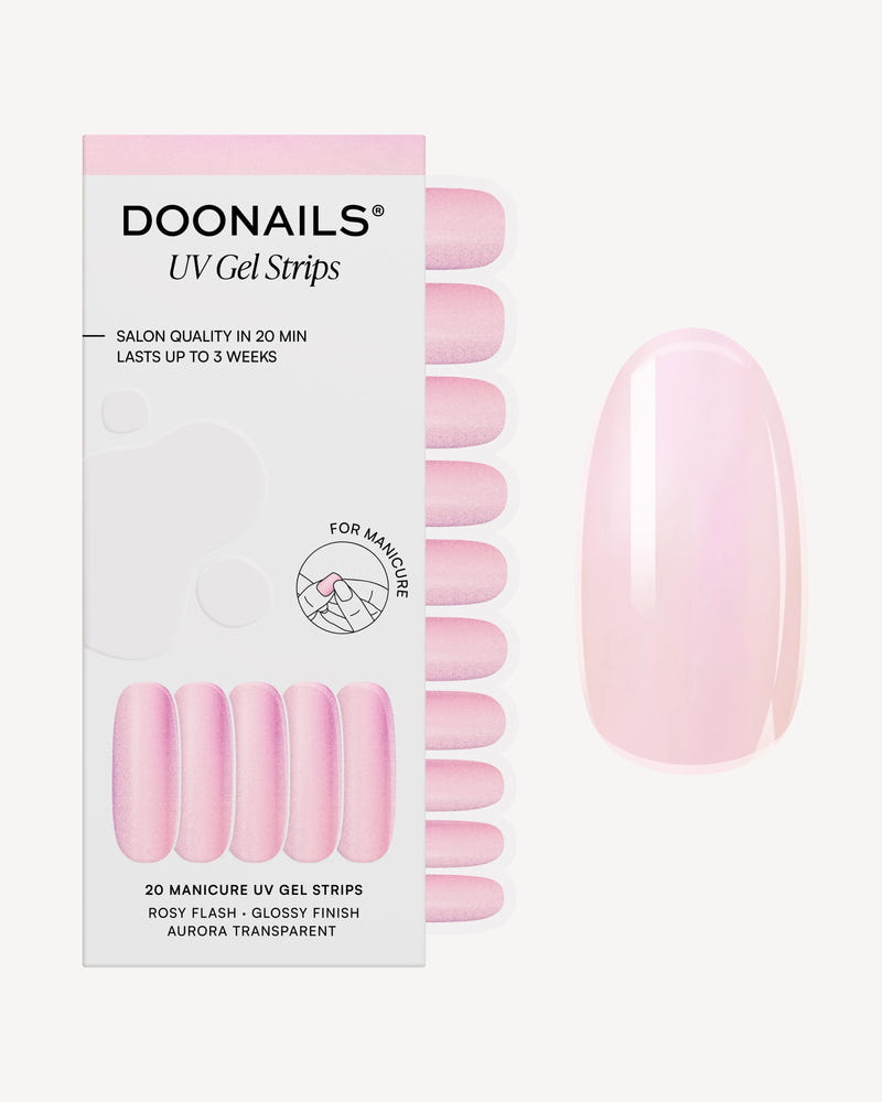 Rosy Flash UV Gel Strips