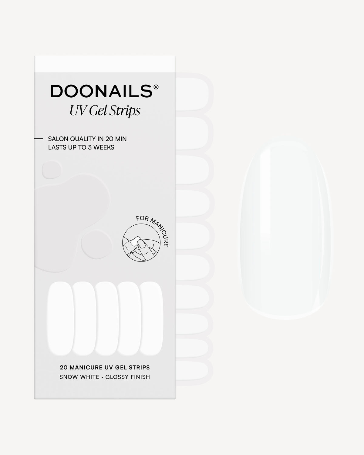 Snow White UV Gel Strips