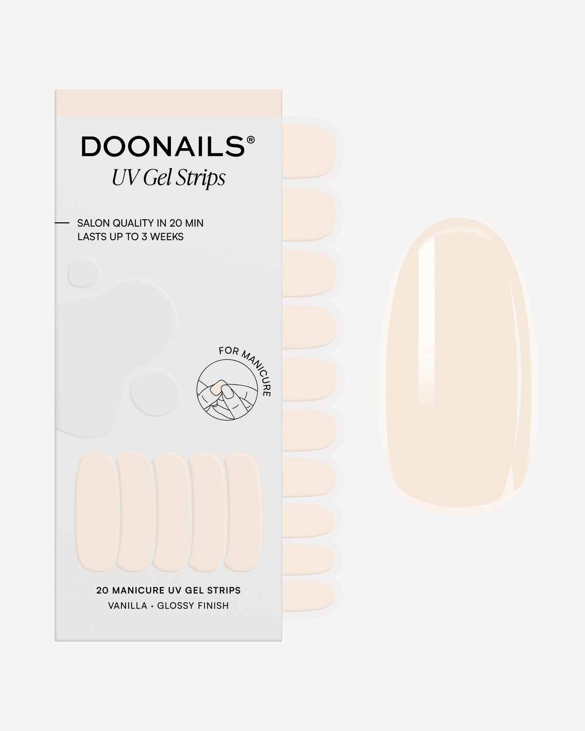 Vanilla UV Gel Strips