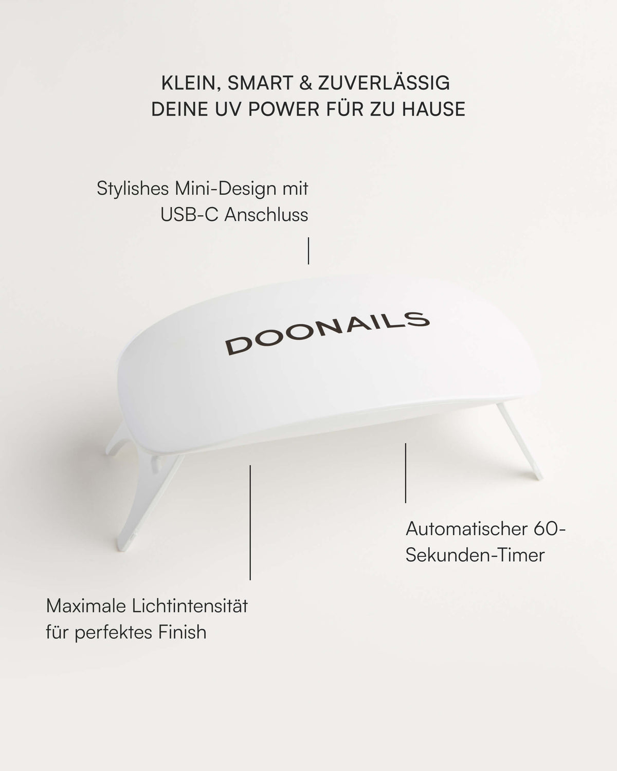 UV LED Lampe - Doonails