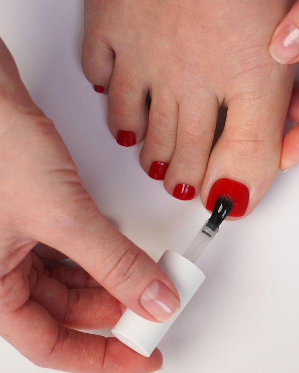 Optional: UV Top Coat auftragen