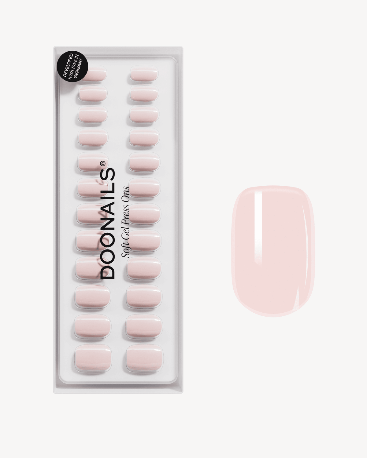 Ballerina Short Square Soft Gel Press Ons