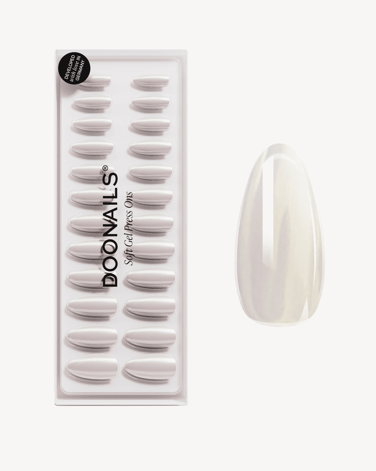 Toffee Medium Almond Soft Gel Press Ons