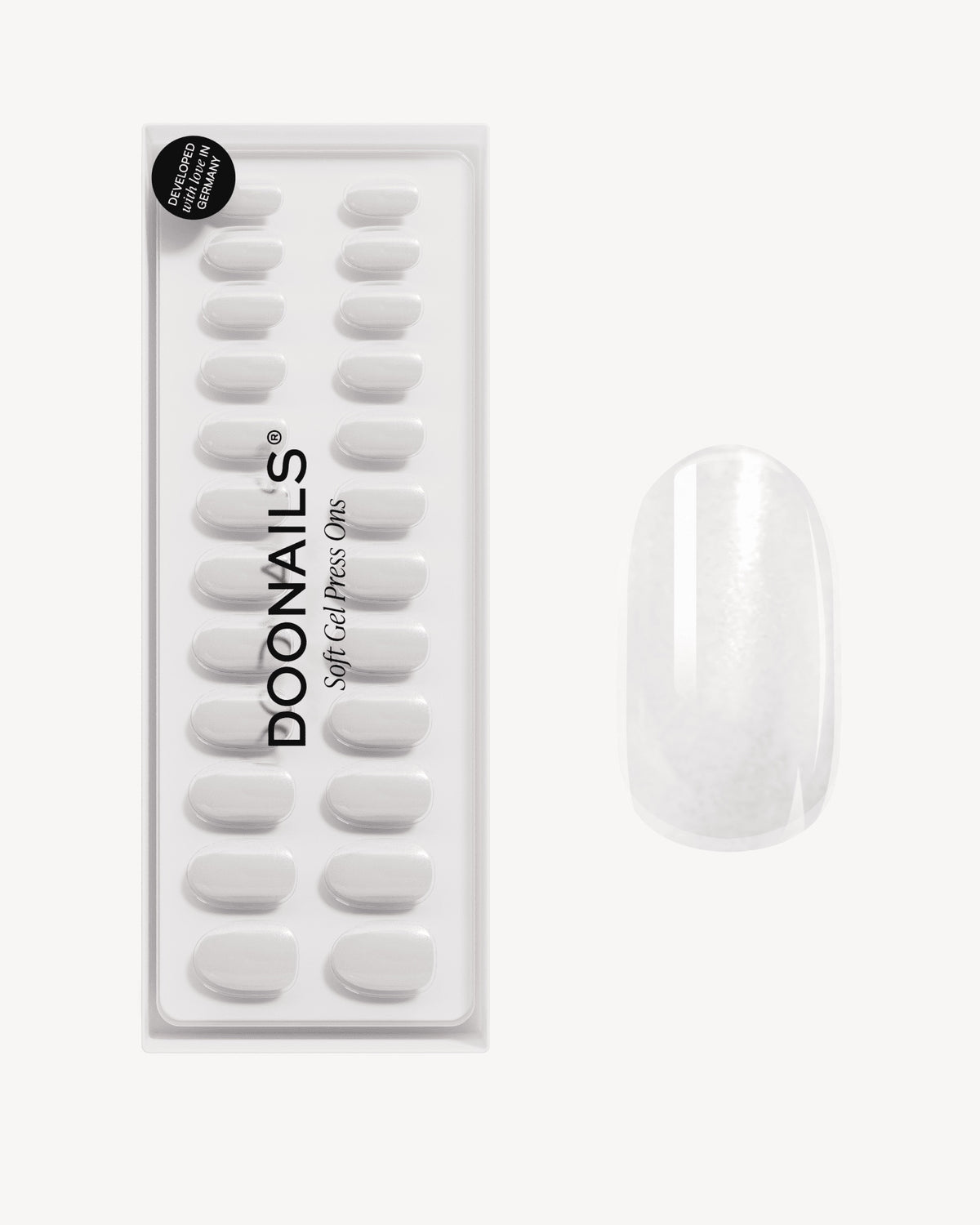 Milkshake Medium Round Soft Gel Press Ons
