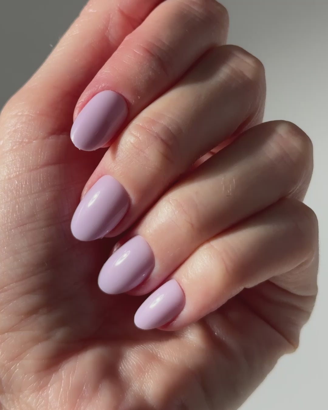 Lavender Mist Short Round Soft Gel Press Ons