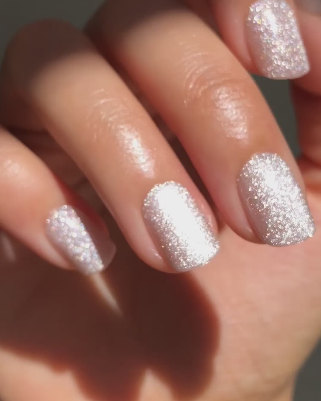 Champagne Cat Eye Extra Short Square Soft Gel Press Ons