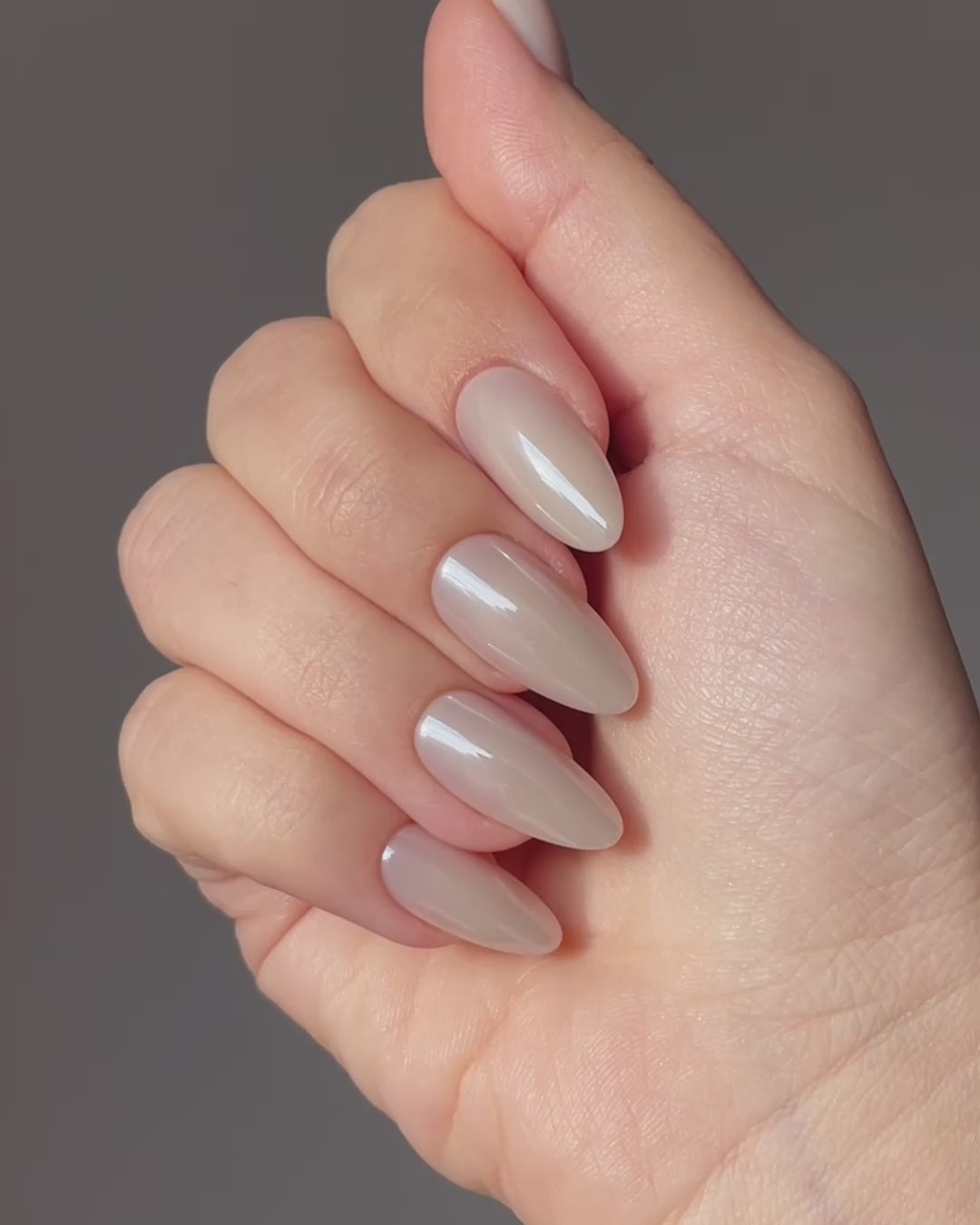 Toffee Medium Almond Soft Gel Press Ons