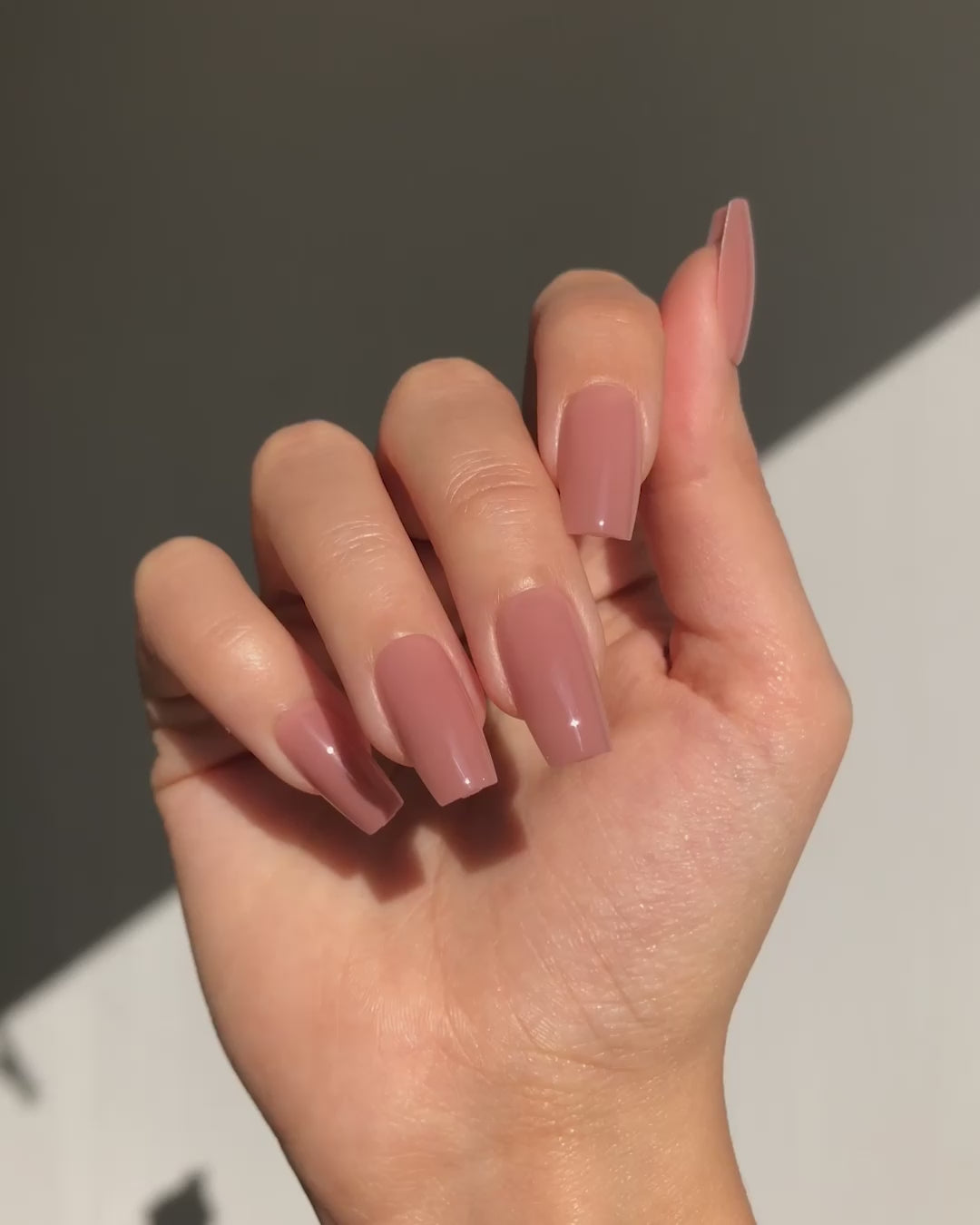 Espresso Short Coffin Soft Gel Press Ons