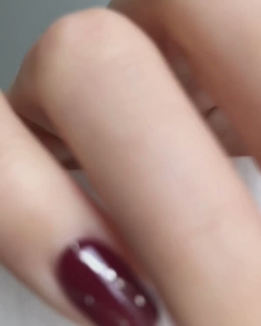Red Glitter Swirl UV Gel Strips