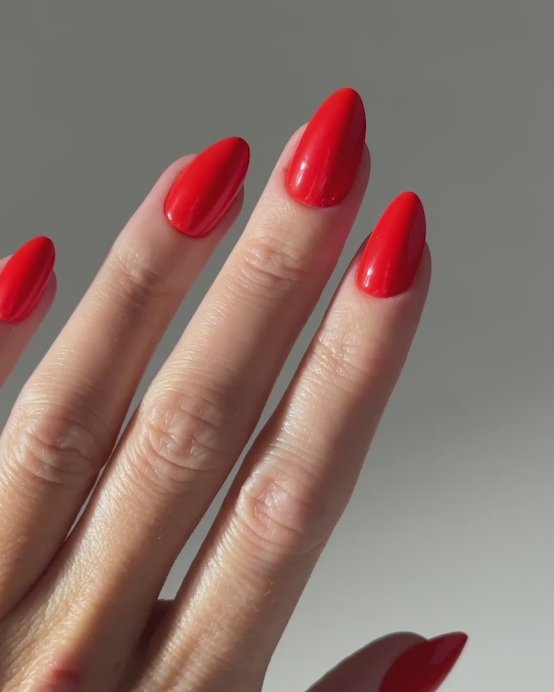 On Fire Short Almond Soft Gel Press Ons