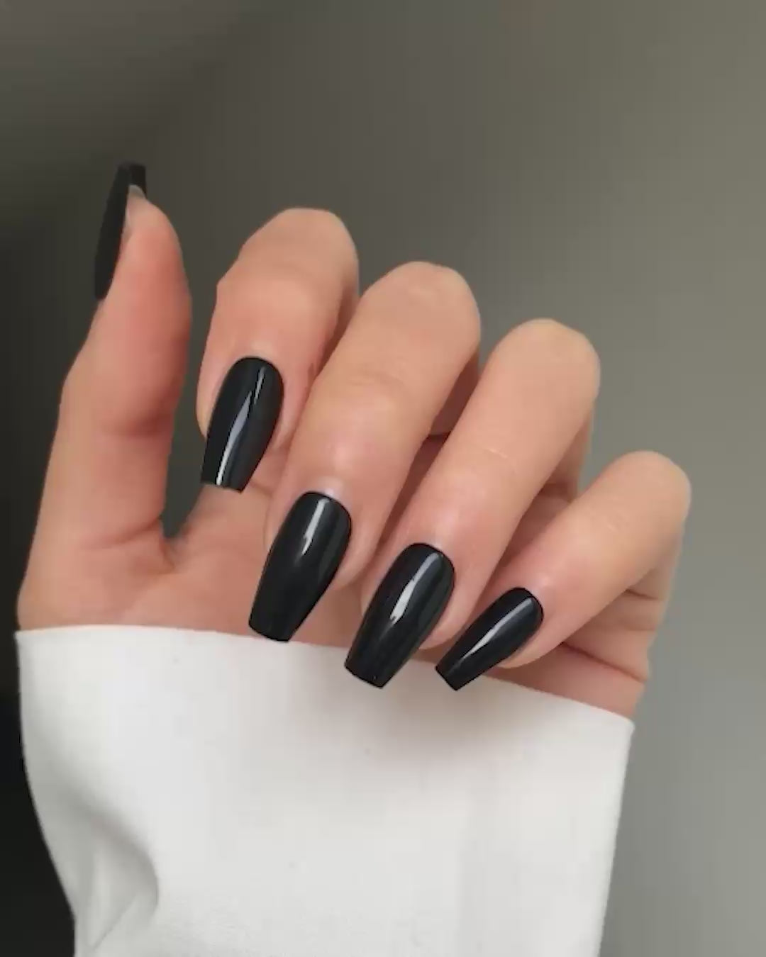 Dark Dream Short Coffin Soft Gel Press Ons