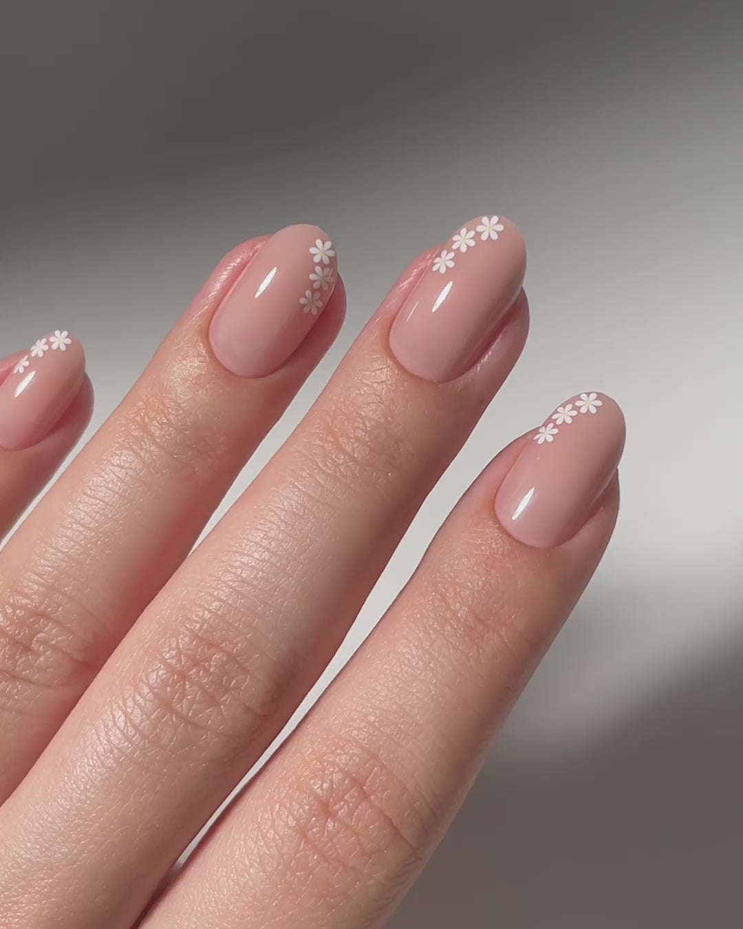 Flower Power Medium Round Soft Gel Press Ons