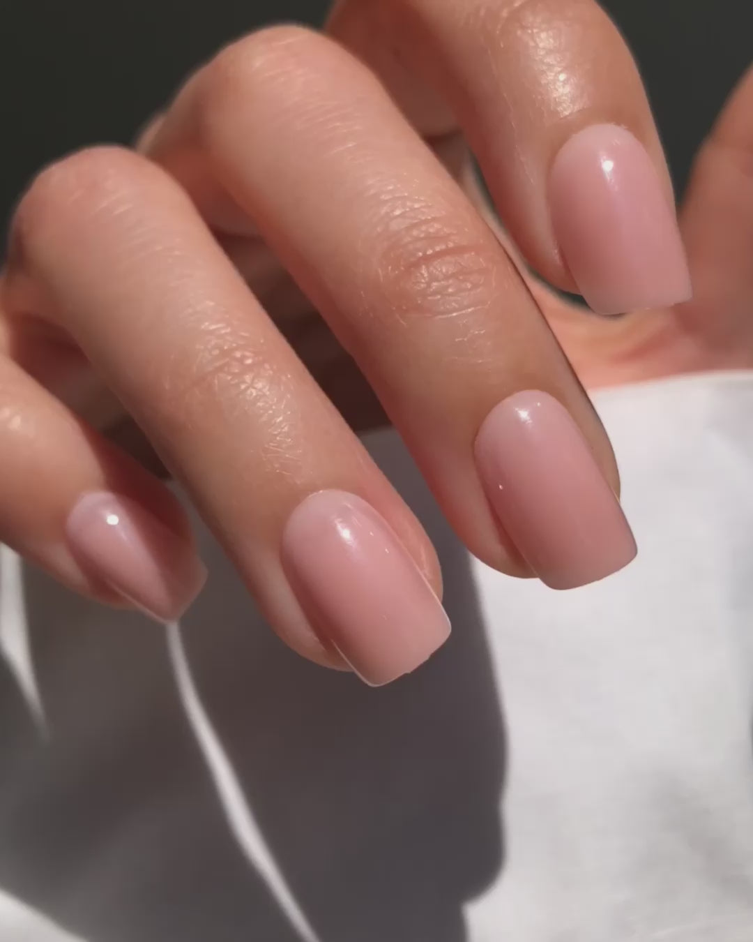 Latte Short Square Soft Gel Press Ons