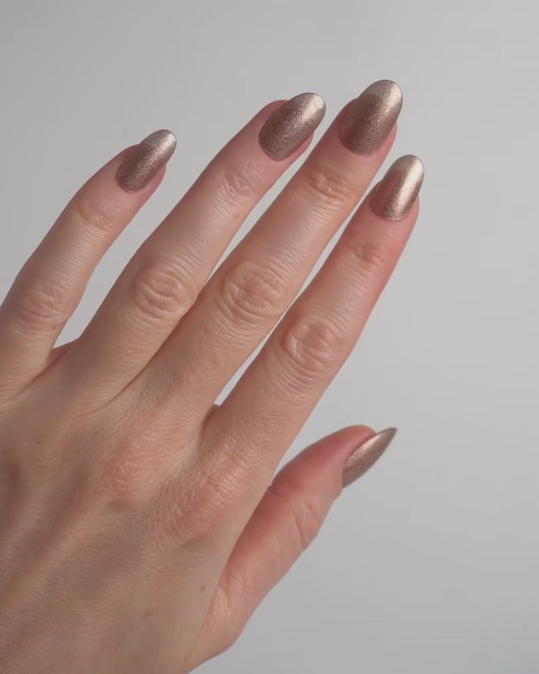 Gold Shimmer UV Gel Strips